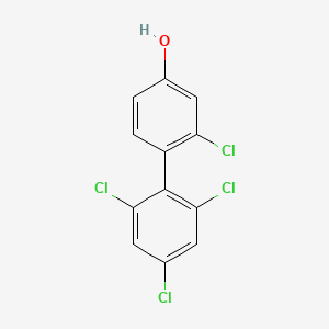 molecular formula C12H6Cl4O B1205558 4-Hydroxy-2,2',4',6'-tetrachlorobiphenyl CAS No. 150304-08-8