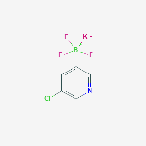 molecular formula C5H3BClF3KN B12055597 Potassium (5-chloropyridin-3-yl)trifluoroborate 