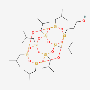 molecular formula C31H70O13Si8 B12055605 PSS-(3-Hydroxypropyl)-heptaisobutyl substituted 