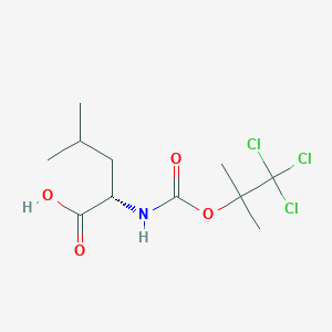 molecular formula C11H18Cl3NO4 B12055619 TcBoc-Leu-OH 