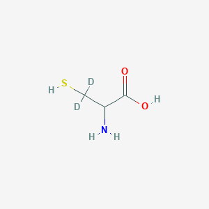 molecular formula C3H7NO2S B12055668 DL-Cysteine-3,3-d2 