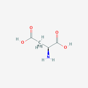 molecular formula C4H7NO4 B12055696 L-Aspartic acid-C13-1 