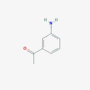 molecular formula C8H9NO B120557 1-(3-Aminophenyl)ethanone CAS No. 99-03-6