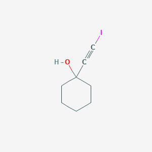molecular formula C8H11IO B12055732 1-(2-Iodoethynyl)cyclohexan-1-ol CAS No. 90086-65-0