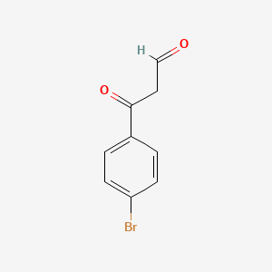 molecular formula C9H7BrO2 B1205576 3-(4-Bromophenyl)-3-oxopropanal CAS No. 14153-75-4