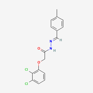 molecular formula C16H14Cl2N2O2 B12055773 2-(2,3-Dichlorophenoxy)-N'-(4-methylbenzylidene)acetohydrazide CAS No. 477731-34-3