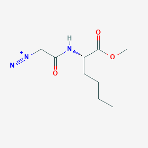 Methyl 2-diazoacetamidohexonate