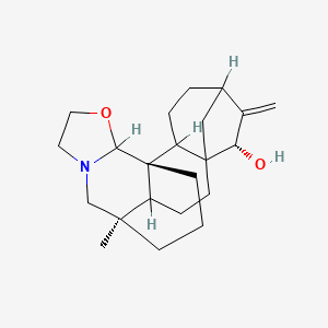 molecular formula C22H33NO2 B1205580 Veatchine 