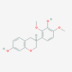 molecular formula C17H18O5 B1205586 Mucronulatol CAS No. 20878-97-1