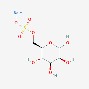 molecular formula C6H11NaO9S B12055886 D-Mannose-6-O-sulphate sodium salt 