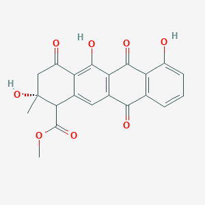 molecular formula C21H16O8 B1205591 Auraviketone 