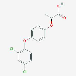molecular formula C15H12Cl2O4 B1205593 (R)-diclofop CAS No. 71283-28-8