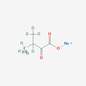 molecular formula C5H7NaO3 B12055932 sodium;3,4,4,4-tetradeuterio-3-(113C)methyl-2-oxobutanoate 