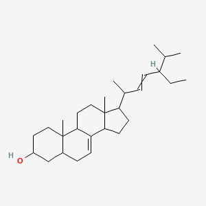 17-(5-ethyl-6-methylhept-3-en-2-yl)-10,13-dimethyl-2,3,4,5,6,9,11,12,14,15,16,17-dodecahydro-1H-cyclopenta[a]phenanthren-3-ol