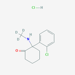 molecular formula C13H17Cl2NO B12056005 Ketamine-(methyl-d3) Hydrochloride 
