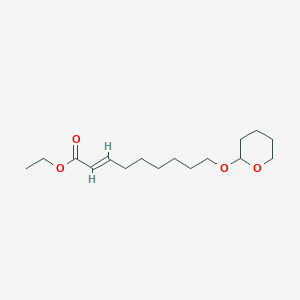 molecular formula C16H28O4 B12056070 Ethyl 9-(2-tetrahydropyranyloxy)-2-nonenoate 