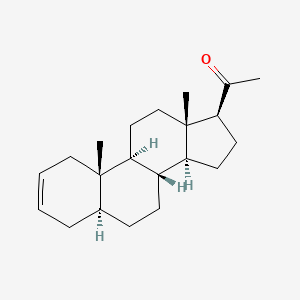 molecular formula C21H32O B1205611 5alpha-Pregn-2-en-20-one CAS No. 969-72-2