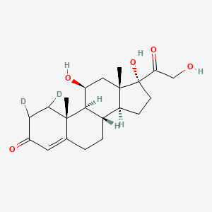 molecular formula C21H30O5 B12056118 Hydrocortisone-d2 