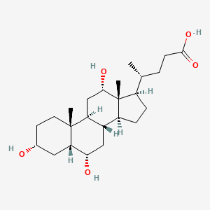 3alpha,6alpha,12alpha-Trihydroxy-5beta-cholan-24-oic Acid