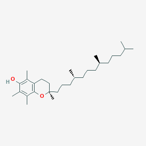 molecular formula C29H50O2 B120562 (2R)-2,5,7,8-tetramethyl-2-[(4R,8S)-4,8,12-trimethyltridecyl]-3,4-dihydrochromen-6-ol CAS No. 78656-12-9