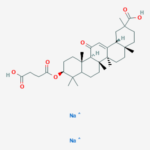 molecular formula C34H50Na2O7 B12056284 Carbenoxolone disodium salt, >=98% 
