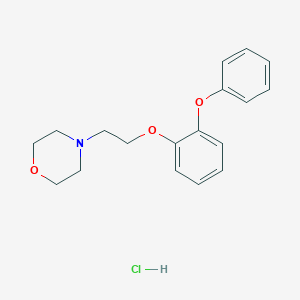 Morpholine, 4-(2-(2-phenoxyphenoxy)ethyl)-, hydrochloride