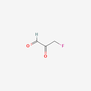molecular formula C3H3FO2 B1205639 Fluoromethylglyoxal CAS No. 78381-94-9