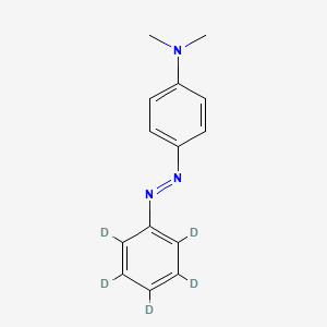molecular formula C14H15N3 B12056390 N,N-dimethyl-4-(phenyldiazenyl)aniline-d5 CAS No. 1398109-08-4