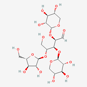 molecular formula C20H34O17 B1205640 Arabinosylxylotriose CAS No. 84685-94-9