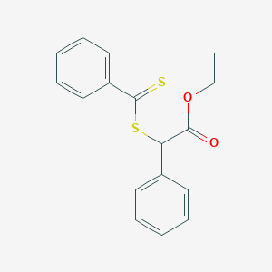 molecular formula C17H16O2S2 B12056410 Ethyl 2-(phenylcarbonothioylthio)-2-phenylacetate CAS No. 1150308-13-6