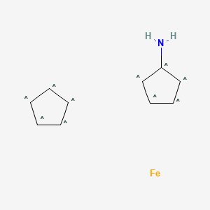 molecular formula C10H11FeN B12056417 Aminoferrocene, for HPLC derivatization, >=98.0% (T) 
