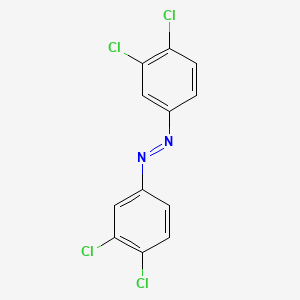 molecular formula C12H6Cl4N2 B1205647 3,3',4,4'-Tetrachloroazobenzene CAS No. 14047-09-7