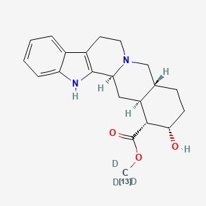 molecular formula C21H26N2O3 B12056476 Yohimbine-13C,d3 