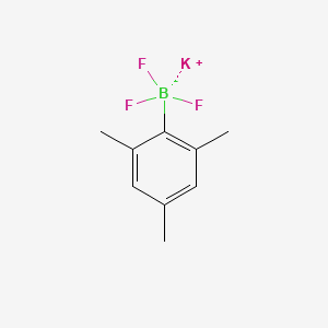molecular formula C9H11BF3K B12056477 Potassium trifluoro(2,4,6-trimethylphenyl)boranuide CAS No. 244301-57-3