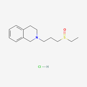 molecular formula C14H22ClNOS B1205651 Esproquin hydrochloride CAS No. 23486-22-8