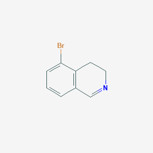 molecular formula C9H8BrN B12056522 5-Bromo-3,4-dihydroisoquinoline CAS No. 1355060-38-6