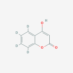 molecular formula C9H6O3 B12056566 4-Hydroxy Coumarin-d4 CAS No. 106754-18-1