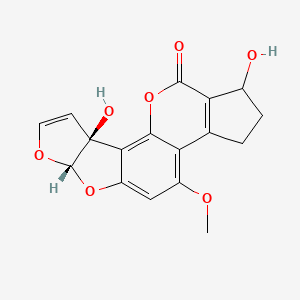 molecular formula C17H14O7 B1205657 Aflatoxicol M1 CAS No. 64330-03-6