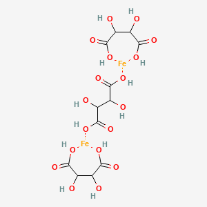 molecular formula C12H18Fe2O18 B12056577 Eisentartrat 