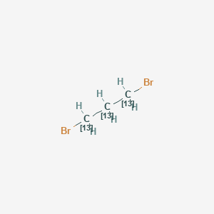 molecular formula C3H6Br2 B12056605 1,3-dibromo(1,2,3-13C3)propane 