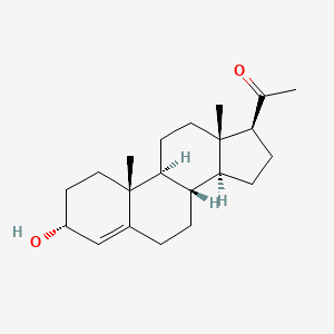 molecular formula C21H32O2 B1205662 4-Pregnene-3alpha-ol-20-one CAS No. 25680-68-6