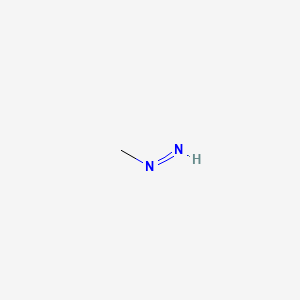 molecular formula CH4N2 B1205664 Methyldiazene CAS No. 26981-93-1