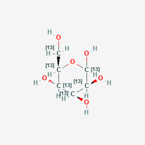 molecular formula C6H12O6 B12056658 D-Mannose-UL-13C6 