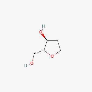 molecular formula C5H10O3 B1205667 1,2-DIDEOXY-D-RIBOFURANOSE CAS No. 91121-19-6