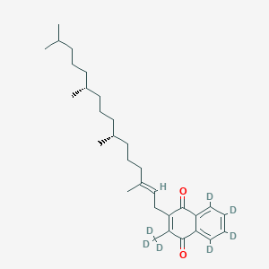 molecular formula C31H46O2 B12056718 Vitamin K1-[2H7] (Phytonadione) 