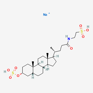 molecular formula C26H45NNaO8S2 B12056762 Taurolithocholic acid 3-sulfate disodium salt 
