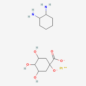 molecular formula C13H24N2O6Pt B1205678 Quinato(chda)Pt CAS No. 142754-28-7