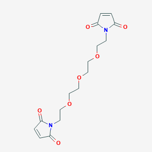 molecular formula C16H20N2O7 B120568 1-[2-[2-[2-[2-(2,5-二氧代吡咯-1-基)乙氧基]乙氧基]乙氧基]乙基]吡咯-2,5-二酮 CAS No. 960257-46-9