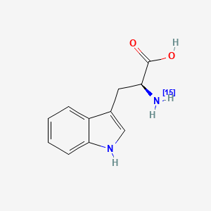molecular formula C11H12N2O2 B12056800 L-Tryptophan-15N 