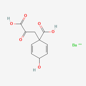 molecular formula C10H10BaO6 B12056808 Prephenic acid barium salt, >=75% 